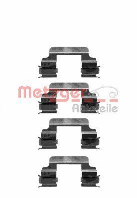 Kit d'accessoires pour plaquette de frein à disque METZGER ref. 109-1231