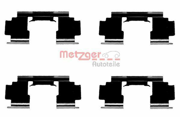 Kit acessórios de pastilhas de travão METZGER ref. 109-1276