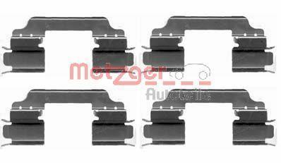 Kit d'accessoires pour plaquette de frein à disque METZGER ref. 109-1649