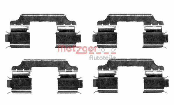 Kit acessórios de pastilhas de travão METZGER ref. 109-1654