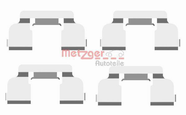 Kit acessórios de pastilhas de travão METZGER ref. 109-1698