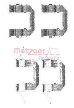 Kit acessórios de pastilhas de travão METZGER ref. 109-1722