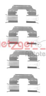 Kit d'accessoires pour plaquette de frein à disque METZGER ref. 109-1770