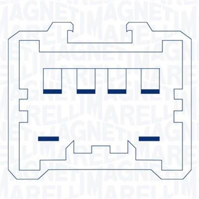 Mecanismo de elevalunas MAGNETI MARELLI ref. 350103945000