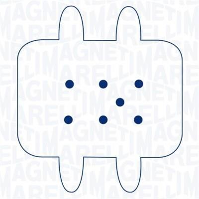 Mecanismo de elevalunas MAGNETI MARELLI ref. 350103857000