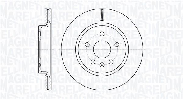 Disques de frein MAGNETI MARELLI ref. 361302040102