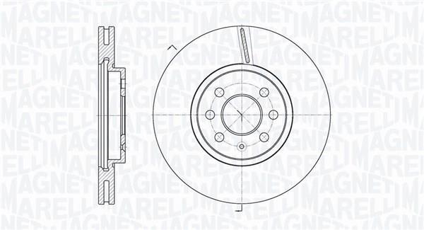 Disques de frein MAGNETI MARELLI 361302040156
