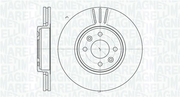 Discos de freno MAGNETI MARELLI ref. 361302040198