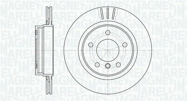 Discos de travão MAGNETI MARELLI ref. 361302040286