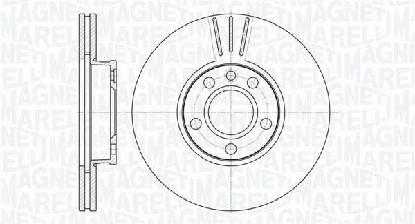 Disques de frein MAGNETI MARELLI ref. 361302040320