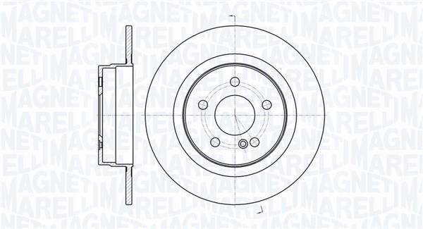Disques de frein MAGNETI MARELLI ref. 361302040339