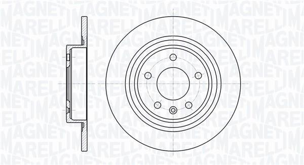 Disques de frein MAGNETI MARELLI ref. 361302040361