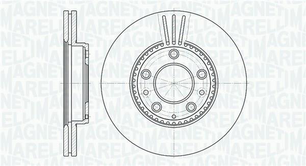 Discos de travão MAGNETI MARELLI ref. 361302040440