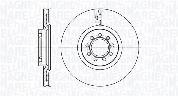 Disques de frein MAGNETI MARELLI ref. 361302040484