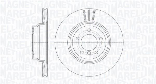Disques de frein MAGNETI MARELLI ref. 361302040514