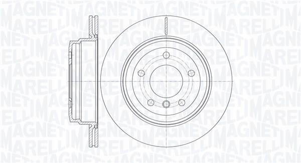 Disques de frein MAGNETI MARELLI ref. 361302040556