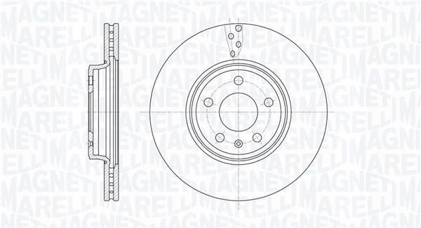 Disques de frein MAGNETI MARELLI ref. 361302040580