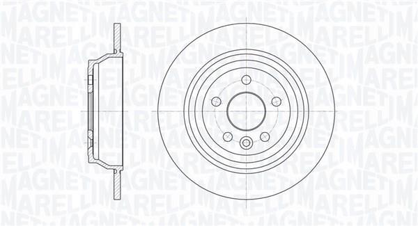 Disques de frein MAGNETI MARELLI ref. 361302040665