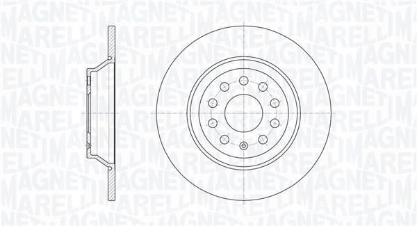 Disques de frein MAGNETI MARELLI ref. 361302040708