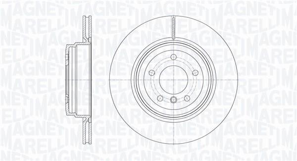 Disques de frein MAGNETI MARELLI ref. 361302040736