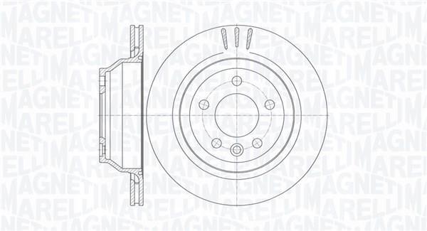 Disques de frein MAGNETI MARELLI ref. 361302040739