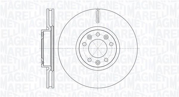 Disques de frein MAGNETI MARELLI ref. 361302040767