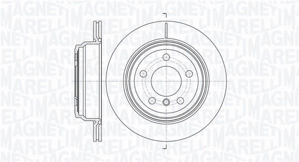 Disques de frein MAGNETI MARELLI ref. 361302040780