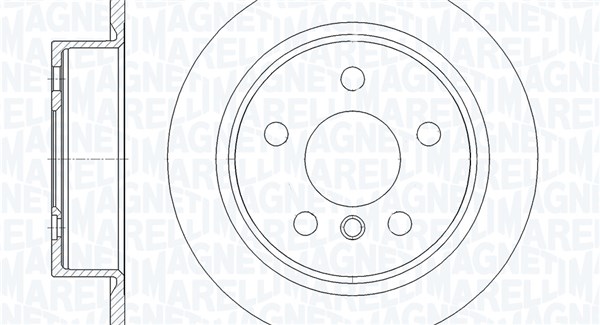 Disques de frein MAGNETI MARELLI ref. 361302040858