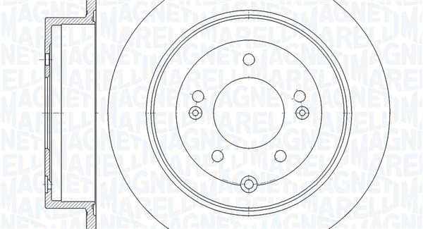 Disques de frein MAGNETI MARELLI ref. 361302040869