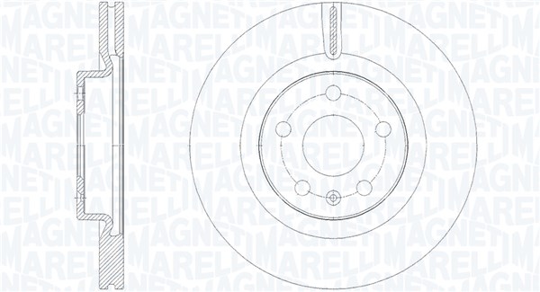 Disques de frein MAGNETI MARELLI 361302040893
