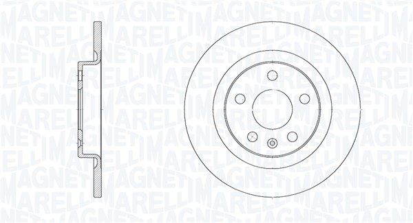 Disques de frein MAGNETI MARELLI 361302040896