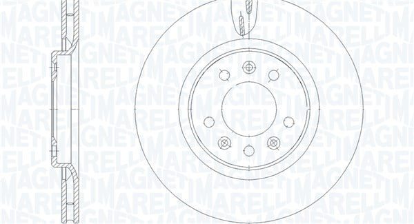 Disques de frein MAGNETI MARELLI 361302040899