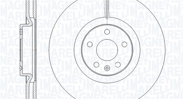 Disques de frein MAGNETI MARELLI 361302040900