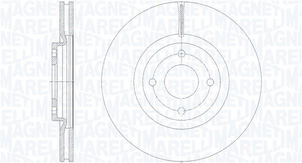 Disques de frein MAGNETI MARELLI 361302040901