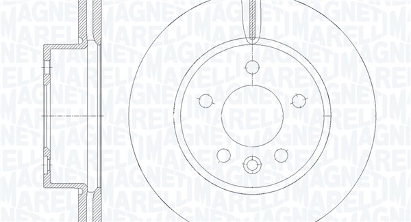 Disques de frein MAGNETI MARELLI 361302040903