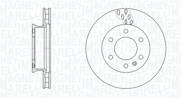 Disques de frein MAGNETI MARELLI 361302040904