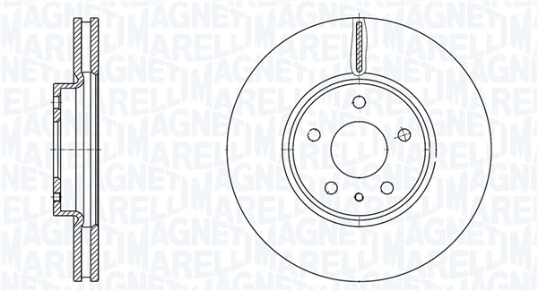 Disques de frein MAGNETI MARELLI 361302040909