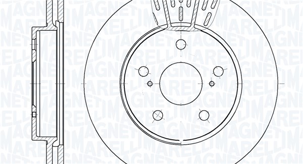 Disques de frein MAGNETI MARELLI 361302040911