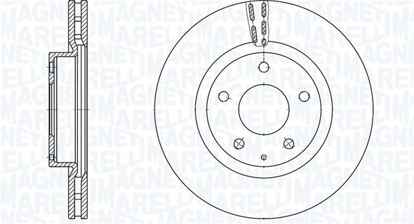 Discos de freno MAGNETI MARELLI ref. 361302040912