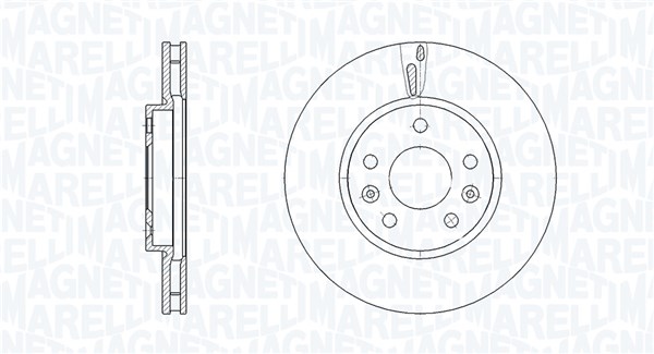Disques de frein MAGNETI MARELLI 361302040913