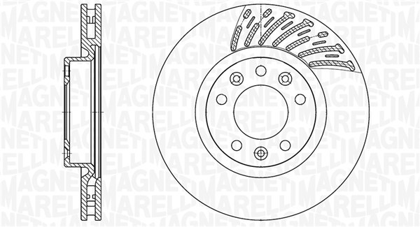 Disques de frein MAGNETI MARELLI 361302040914