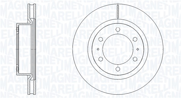 Discos de travão MAGNETI MARELLI 361302040915