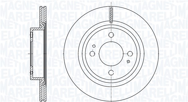 Disques de frein MAGNETI MARELLI 361302040921