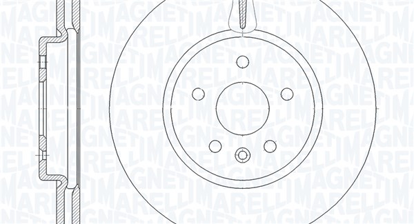 Disques de frein MAGNETI MARELLI 361302040924