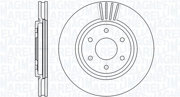 Disques de frein MAGNETI MARELLI 361302040925