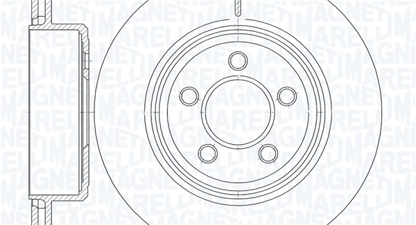 Disques de frein MAGNETI MARELLI 361302040931