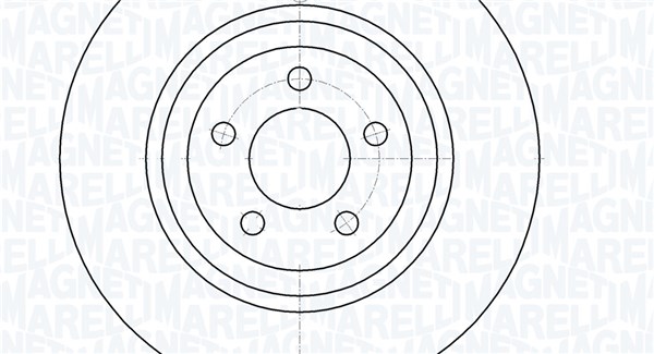 Disques de frein MAGNETI MARELLI 361302040933