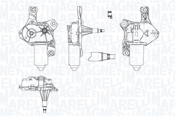 Motor del limpiaparabrisas MAGNETI MARELLI ref. 064070300010