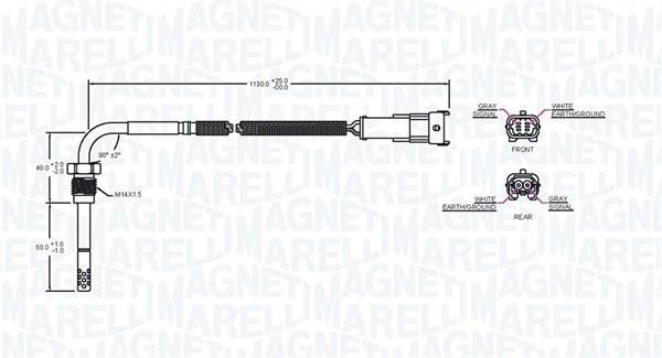 Sonda de temperatura a gás MAGNETI MARELLI ref. 172000225010