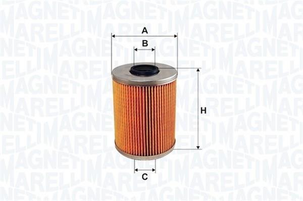 Filtre à huile MAGNETI MARELLI ref. 153071762489